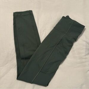 Lululemon Green Leggings size 2